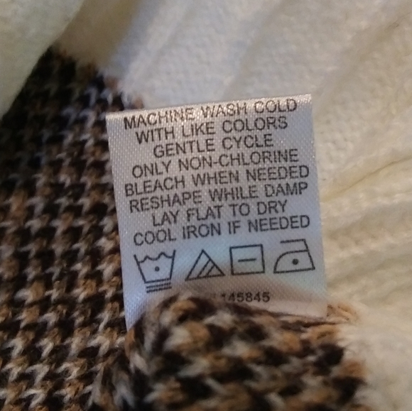 ALISON ANDREWS Leopard  Illusion Sweater Women's L Ribbed Panel Mock Neck NWT - Picture 13 of 14